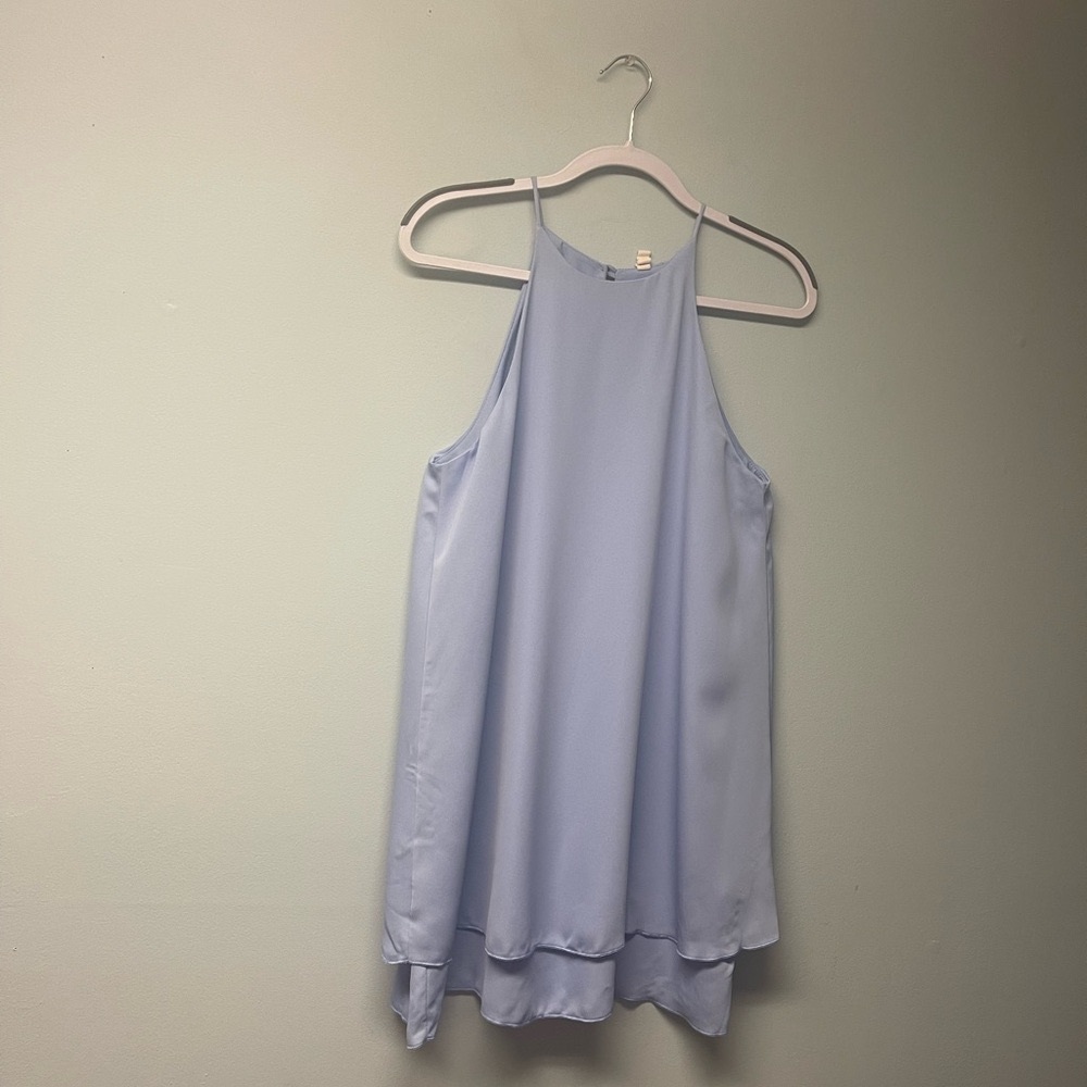 Light Blue Sleeveless Top